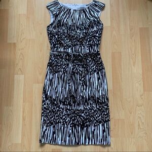 Calvin Klein Black and White sleeveless dress Size 4